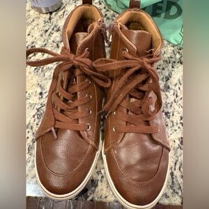 Cat & Jack leather Brown High-Top boots